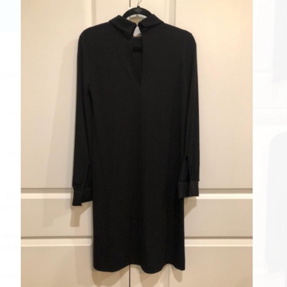 Zara Asymmetric Collar Dress - Midi - Picture 7 of 9